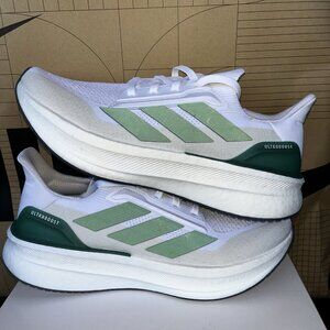 NEW Adidas UltraBoost 5X Running White Collegiate Green Men Size 10 JH7248